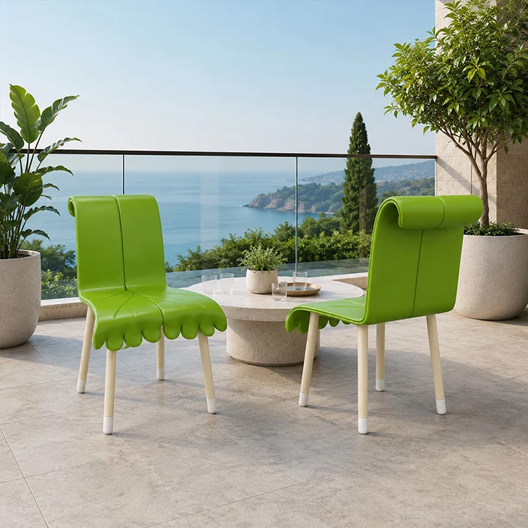 Silla de comedor comercial de hojas de FRP