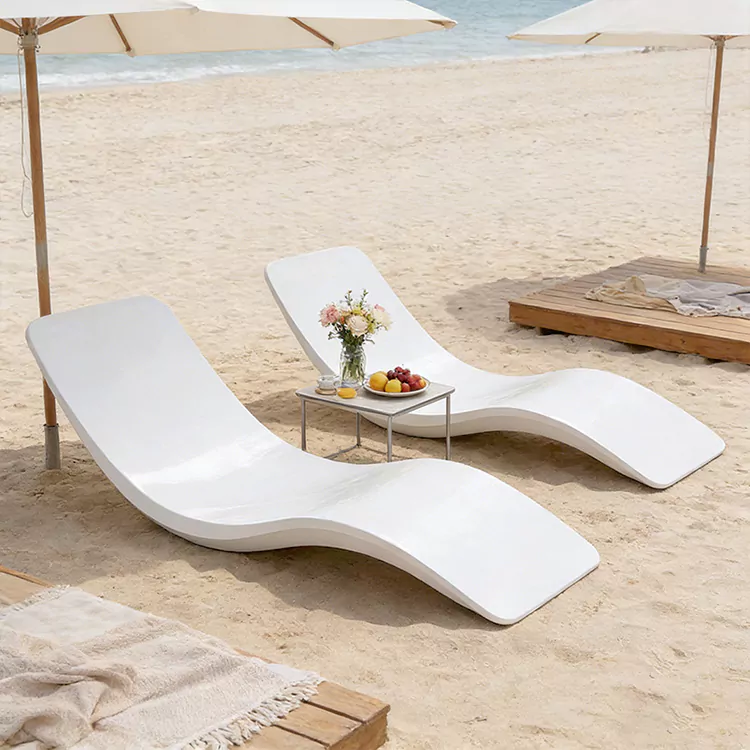 S Shaped All Weather FRP Daybed
